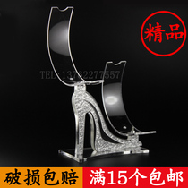 High heels display stand acrylic womens shoes shop shelf display stand high frame shoes display stand shoes plastic