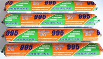 Good 995 neutral silicone structural adhesive glass curtain wall adhesive sealant soft rubber project transparent 600ml