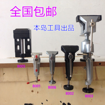 Aluminum alloy bench vise Bench vise Mini small bench vise Bench drill Electric drill stand fitter clamping tool Gray