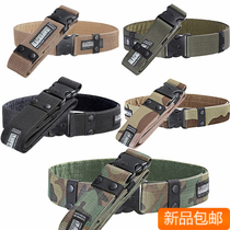 Outdoor Black Hawk tactical belt nylon outer belt Special Forces fans canvas belt armed belt 5 5 5 wide