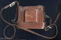 Petri semi camera with leather set in Japanese petri in 1948 under occupation