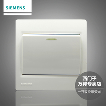 Siemens one-on dual-control switch with fluorescent smart accretive 86-type wall power panel (safe)