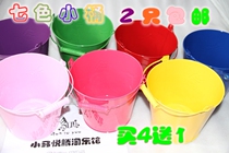Large Medium Size Iron Barrel Colored Tin Barrel Beach Barrel Vase Flower Pot pen holder Toys Garden Art Tools Buy Four-and-a-One