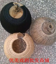 Drama Clothing Opera Accessories Peking Opera Baotou Supplies Old-life Old Dudan Thickened Encrypted Horsetail Net Sub Performance Headgear