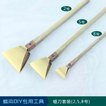 Guizhou Miao handmade Batik diy tool material painting wax painting batik knife 2 5 8 wax knife set