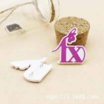 F (X) LOGO Logo Badge