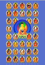 The Buddha painting is exquisite and beautiful.