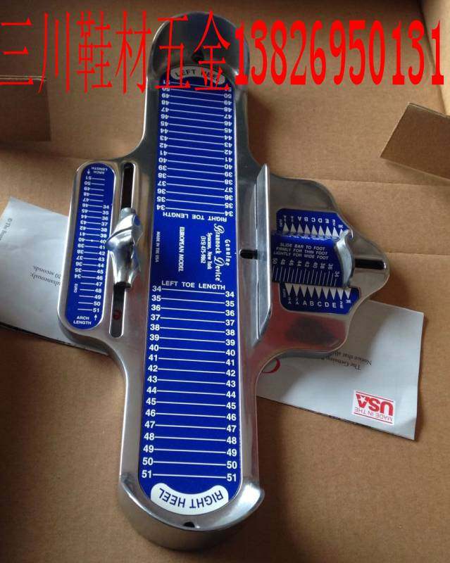 U.S. original import BRANDOCK foot measurer Chinese code adult male and female shared