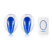 Home digital wireless doorbell one drag two long distance doorbell home doorbell 36 chords music guest body shape