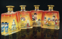 Chaoshan Chaozhou Opera Q version glass mini wine 50ml popular collection wine cabinet display wine collection