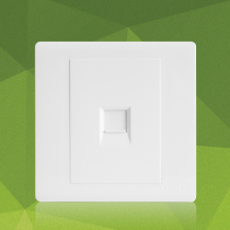 Chint telephone switch socket 86 type 7D four-core telephone plug-in panel electrical telephone socket