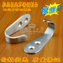 Thickened pure stainless steel clothes hook bathroom door rear clothes hook capacity super strong stainless steel screws