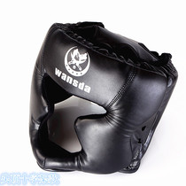 Wanshengda Head Protectors Adult Taekwondo Children Boxing Sanda Muay Thai Helmet Training Headgear Fighting Head