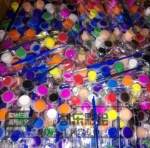 12 colors 6 conjoined paint strips small acrylic T-shirt kite gypsum vinyl doll ceramic highlight painting