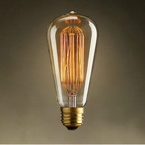 E27 Edison light source fireworks retro creative light bulb Personality art light bulb Simple American Country chandelier bulb