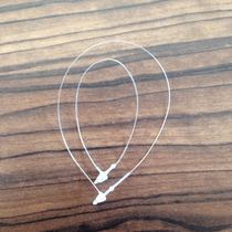 Hand needle clothing tag thread female buckle plastic sign rope slings 3 4 5 7 inch 5000 pieces per box