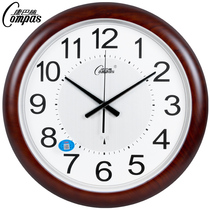 Compas 18-inch clock quartz clock wall clock silent scanning third-generation smart radio clock