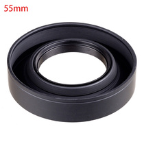 55MM METAL RING SOFT RUBBER DEFORMABLE WIDE-ANGLE MEDIUM-FOCUS TELEPHOTO THREE-USE HOOD UNIVERSAL