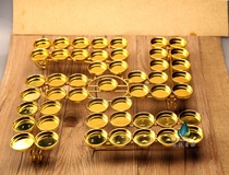 For Buddha 49 double-row ten thousand-character swastika lotus butter lamp holder butter lamp holder ten thousand-character lotus candlestick