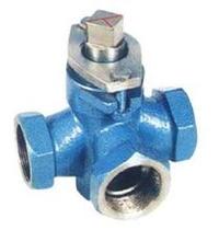 X14W-10P internal thread three-way stainless steel plug valve
