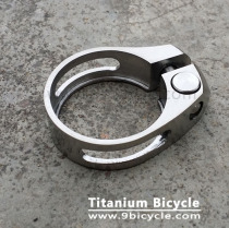 Titanium alloy straight groove seat tube clamp 31.8mm 34.9mm caliber seat bar clamp seat bar clamp tube bundle