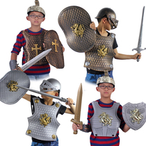 10000 Halloween childrens costumes shields armor Dragon Knight equipment armor armor sword warrior suit
