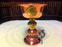 Anti-Nepal red copper ghee lamp bowl Copper lamp diameter 15CM high 20 5CM