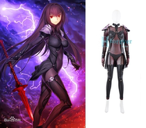 Fate Grand Order Lancer Skaha two broken cosplay costumes