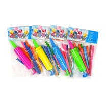 Long strip balloon balloon combination inflatable tools Childrens balloon toys Hand push balloon pump