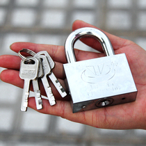 Padlock warehouse lock door lock imitation stainless steel lock anti-theft lock lock door dormitory cabinet lock copper core anti-pry