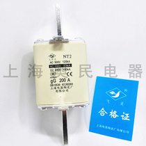 Shanghai Feiling Electric Ceramic Factory ceramic fuse NT2 RT16-2 200A250A fuse