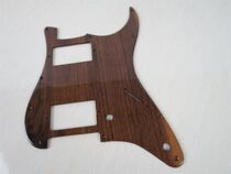 One guitar solid wood wooden guard model HH standard size natural hardwood
