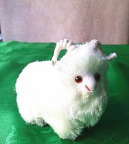 Inner Mongolia Handicraft Simulation No. 9 Small Sheep Giveaway Simulation Animal Sheep Height 7.8m Length 8cm Width 4.5 Can Be Batched