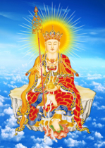 Portrait of Buddha Zunti Zang Bodhisattva Buddha statue hanging painting 3D three-dimensional high-definition PET material knot