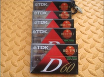 New original TDK D60 blank tape blank cassette tape repeater learning machine