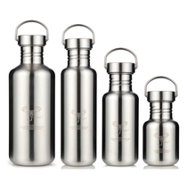 304 stainless steel single-layer sports kettle jug large capacity cold water cup mountaineering travel outdoor military kettle