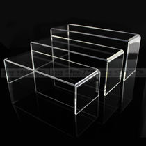 Acrylic transparent high and low shoe display display frame creative display plate prop shoe bracket