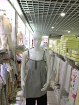 Radiation protection maternity wear-gray single-layer suspenders WSDD-036