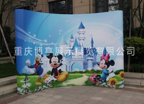 Pull the net display rack Chongqing exhibition display rack promotion table production activity publicity display board