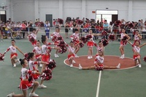 Factory price direct sales cheerleading clothing Childrens cheerleading La La exercise bodybuilding clothing stage performance clothing