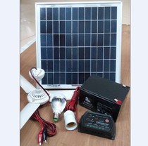 Solar panel photovoltaic power generation module household power outage emergency 12V battery controller LED bulb equipment