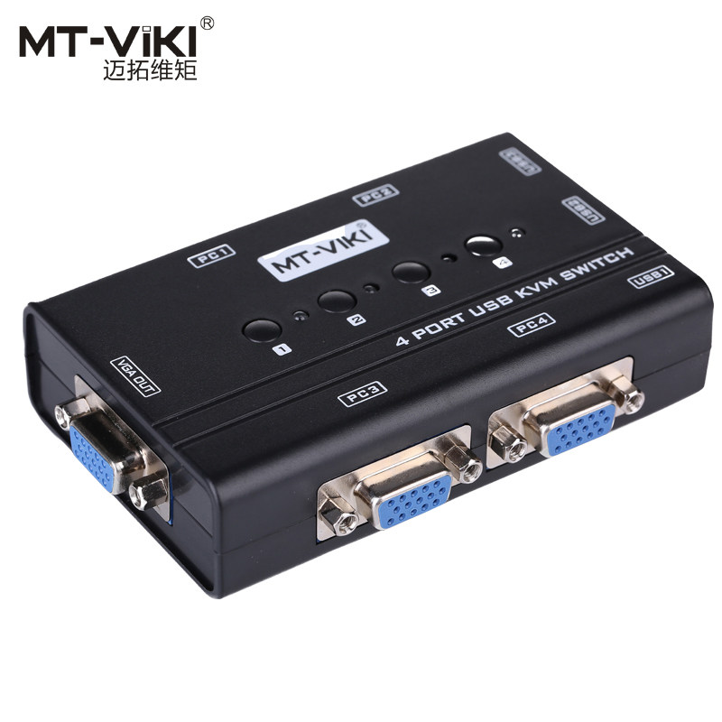 Mato MT-460KL USB manual KVM switcher 4 mouths with 4 original lines share a set of key mice