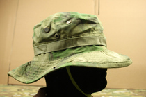 Rhinoceros shearling tactical waste green camouflage Penney hat round-edged hat