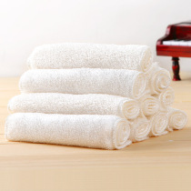 Dishwashing towel bamboo fiber dishwashing cloth rag Kitchen shabu-shabu bowl is not easy to stick oil cleaning decontamination cloth cleaning cloth 24*25