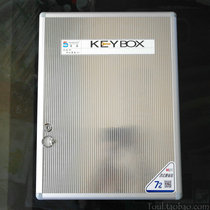 72-digit aluminum alloy key box wall-mounted key cabinet lock key classification management storage box warehouse key safe deposit box