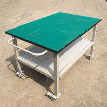 Factory direct sales trolley with wheel Workbench experimental table repair table mobile Operation Anti-static work table table