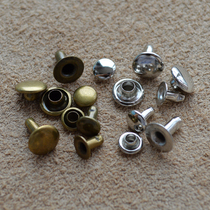  Diameter 6 8mm mm Bronze silver single and double-sided rivets Leather rivets double-sided nails DIY commonly used accessories hit nails