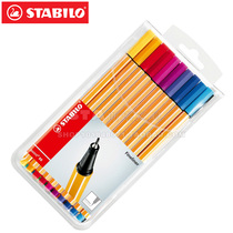 German STABILO Si Pi Le 88 Fiber Pen Straight Pen 10 Color Set