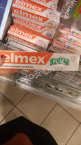German original new 6-year-old Elex childrens toothpaste 6-12 years old moth-proof fluoride to improve dental caries can be swallowed 75l