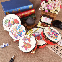 Kindergarten rattles shou pai gu auspicious tambourine shou yao gu children dancing children sheepskin shou pai gu xin jiang wu